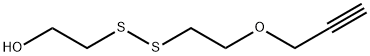 Propargyl-PEG1-SS-alcohol Struktur