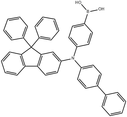 (9H-fluoren-2-amino,N-(1,1'-biphenyl)-4-yl-(4-bromophenyl)-9,9-diphenyl)9,9-Dimethylfluorene Structure