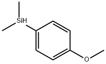 Benzene, 1-(dimethylsilyl)-4-methoxy- Struktur