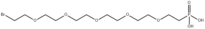 Bromo-PEG5-phosphonic acid Struktur