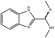 2-Benzimidazolecarboxamidine,N,N-dimethyl-(8CI) Struktur