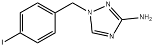 1H-1,2,4-Triazol-3-amine, 1-[(4-iodophenyl)methyl]- Struktur