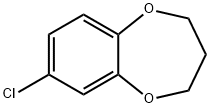 7-chloro-3,4-dihydro-2H-benzo[b][1,4]dioxepine Struktur