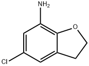 7-Benzofuranamine, 5-chloro-2,3-dihydro- Struktur