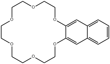 2,3-NAPHTHO-18-CROWN-6 Struktur