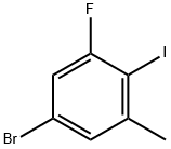 Benzene, 5-bromo-1-fluoro-2-iodo-3-methyl- Struktur