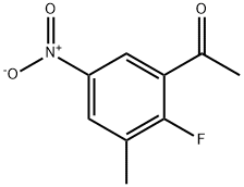 Ethanone, 1-(2-fluoro-3-methyl-5-nitrophenyl)- Struktur