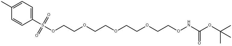 t-Boc-Aminoxy-PEG4-Tos Struktur