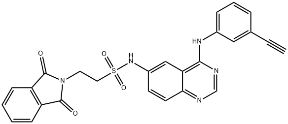 Erlotinib Hydrochloride Struktur