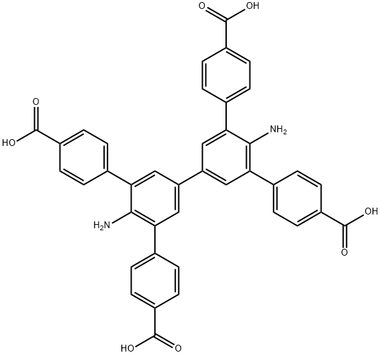 [1,1':3',1'':3'',1'''-Quaterphenyl]-4,4'''-dicarboxylic acid, 4'',6'-diamino-5',5''-bis(4-carboxyphenyl)-