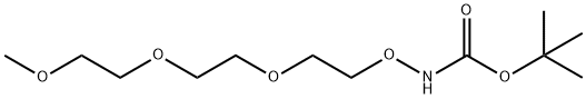 m-PEG3-ONHBoc Struktur