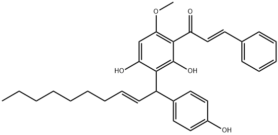 Galanganone C Struktur