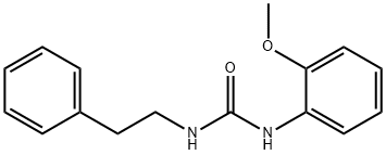 Urea, N-(2-methoxyphenyl)-N'-(2-phenylethyl)- Struktur