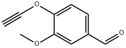 Benzaldehyde, 4-(ethynyloxy)-3-methoxy- Struktur