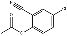 Benzonitrile, 2-(acetyloxy)-5-chloro- Struktur