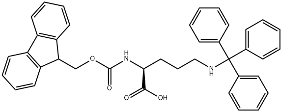 Fmoc-Orn(Trt)-OH Struktur