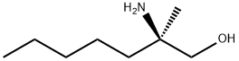 1-Heptanol, 2-amino-2-methyl-, (2R)- Struktur