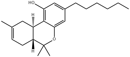 n-hexyl-delta-8-tetrahydrocannabinol Struktur