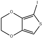 Thieno[3,4-b]-1,4-dioxin, 2,3-dihydro-5-iodo- Struktur