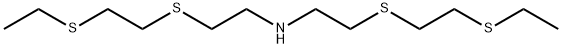 Ethanamine, 2-[[2-(ethylthio)ethyl]thio]-N-[2-[[2-(ethylthio)ethyl]thio]ethyl]- Struktur