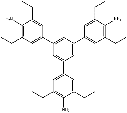 [1,1':3',1''-Terphenyl]-4,4''-diamine, 5'-(4-amino-3,5-diethylphenyl)-3,3'',5,5''-tetraethyl- Struktur