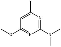 2-Pyrimidinamine, 4-methoxy-N,N,6-trimethyl- Struktur