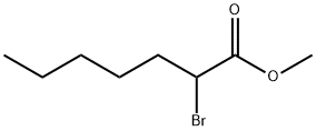 Heptanoic acid, 2-bromo-, methyl ester Struktur