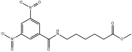 Hexanoic acid, 6-[(3,5-dinitrobenzoyl)amino]-, methyl ester Struktur