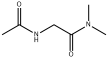 2-acetamido-N,N-dimethylacetamide Struktur