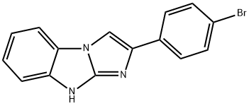 2-(4-bromo-phenyl)-1(9)H-benzo[d]imidazo[1,2-a]imidazole Structure