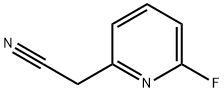 2-Pyridineacetonitrile,6-fluoro-(9CI) Struktur