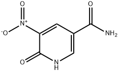 3-Pyridinecarboxamide, 1,6-dihydro-5-nitro-6-oxo- Struktur