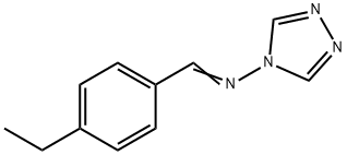 4H-1,2,4-Triazol-4-amine,N-[(4-ethylphenyl)methylene]-(9CI) Struktur