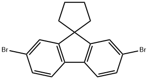 Spiro[cyclopentane-1,9'-[9H]fluorene], 2',7'-dibromo- Struktur