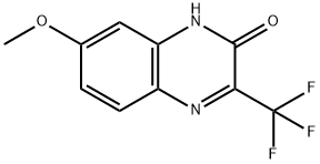 7-Methoxy-3-(trifluoromethyl)quinoxalin-2(1H)-one Struktur