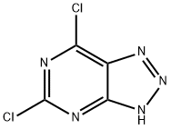 3H-1,2,3-Triazolo[4,5-d]pyrimidine, 5,7-dichloro- Struktur