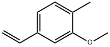 Benzene, 4-ethenyl-2-methoxy-1-methyl- Struktur