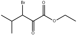 Pentanoic acid, 3-bromo-4-methyl-2-oxo-, ethyl ester Struktur