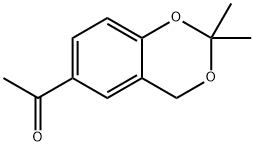 Ethanone, 1-(2,2-dimethyl-4H-1,3-benzodioxin-6-yl)- Struktur