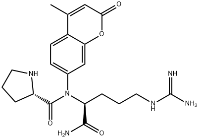 H-Pro-Arg-AMC . 2 HCl Struktur