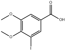 Benzoic acid, 3-iodo-4,5-dimethoxy- Struktur