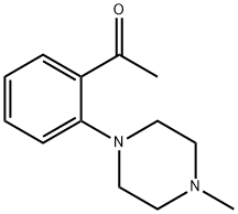 Ethanone, 1-[2-(4-methyl-1-piperazinyl)phenyl]- Struktur