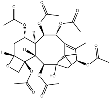 (2aR)-2a,3,4,4a,5,6,9,10,12,12aβ-デカヒドロ-4aα,8,13,13-テトラメチル-7,11β-メタノ-1H-シクロデカ[3,4]ベンゾ[1,2-b]オキセト-4α,5β,6α,9β,11α,12β,12bβ-ヘプタオール4,5,6,9,12,12b-ヘキサアセタート