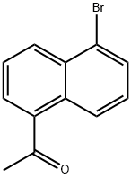 Ethanone, 1-(5-bromo-1-naphthalenyl)- Struktur