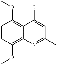 Quinoline, 4-chloro-5,8-dimethoxy-2-methyl- Struktur