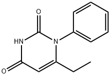 2,4(1H,3H)-Pyrimidinedione,6-ethyl-1-phenyl-(9CI) Struktur