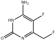 2(1H)-Pyrimidinone,4-amino-5-fluoro-6-(fluoromethyl)-(9CI) Struktur