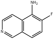 5-Isoquinolinamine,6-fluoro-(9CI) Struktur