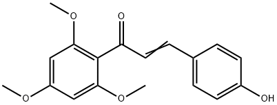 4-Hydroxy-2',4',6'-trimethoxychalcone Struktur