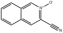 3-Isoquinolinecarbonitrile, 2-oxide Struktur